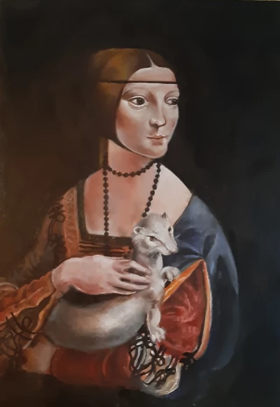  Lady with an ermine
