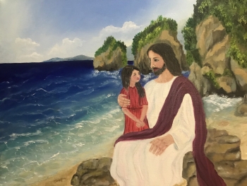 Ікона Ісус с девочкой