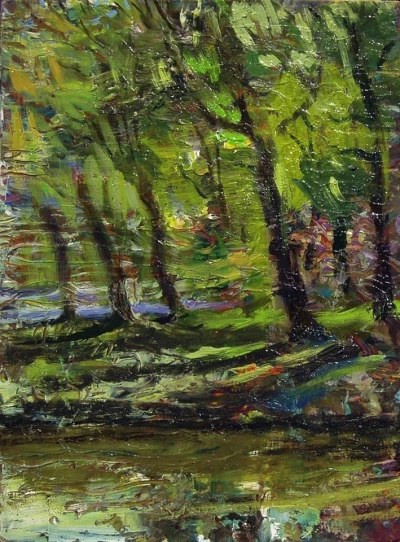 Goloseevskie ponds, summer sketch