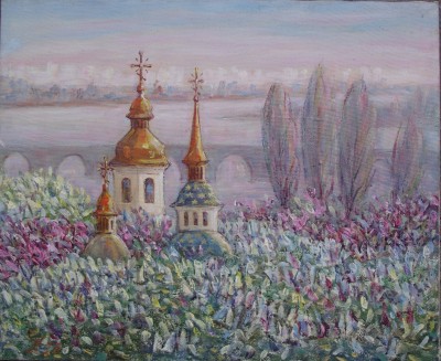 Монастир Видубичі в травні