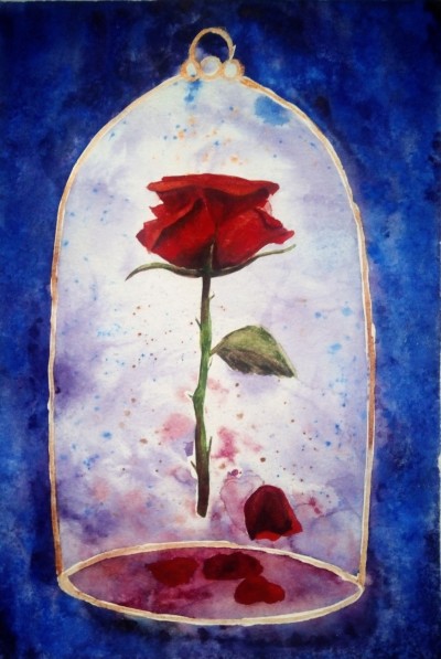 Rose in a Flask (Beauty and the Beast)