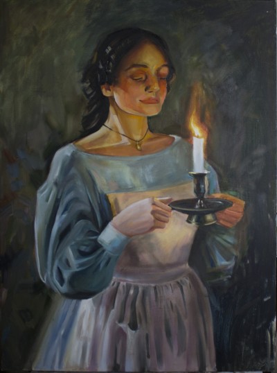 Дівчина зі свічкою