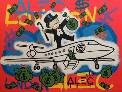 Millionaire monopolist plane