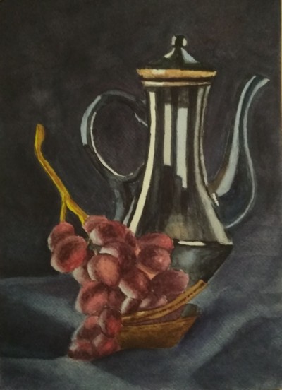 Натюрморт з виноградом 