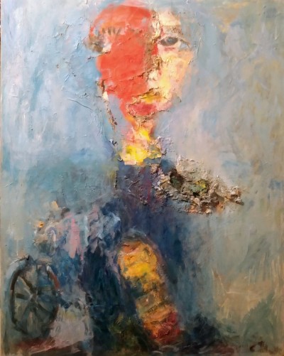  Figure with scooter
