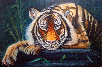 Amur tiger. Based on Olga Bazanova's webinar
