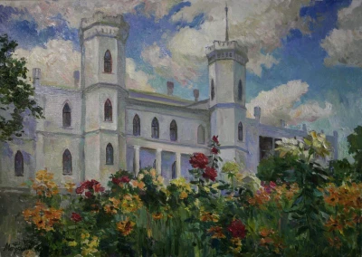 Шаровский замок в цвету