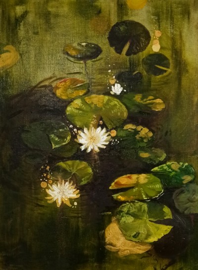 Night water lilies