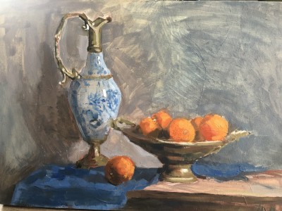 Натюрморт з апельсинами