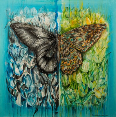 Two butterflies 