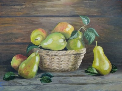   Still life with pears