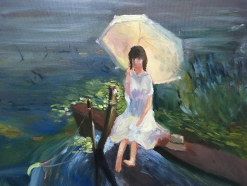 Дівчина з парасолькою