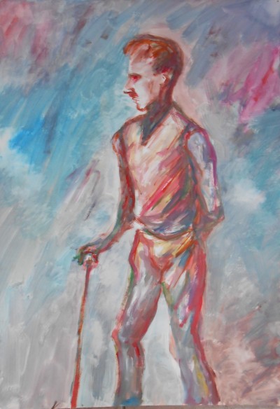 Man with a cane