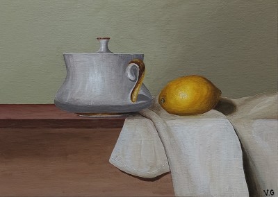Натюрморт з лимоном