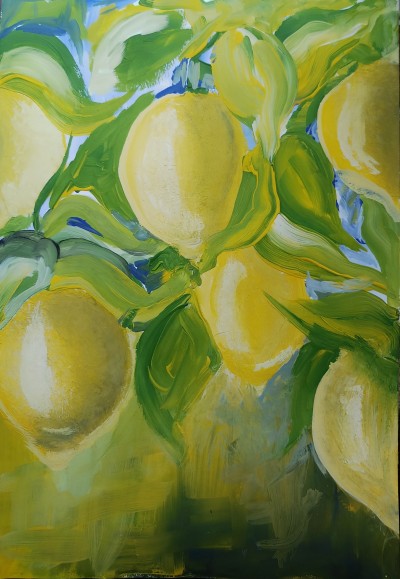 lemons on a branch