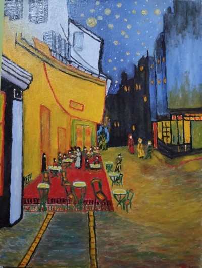 Night terrace. van Gogh