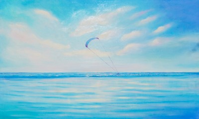 Kiting out in the Blue