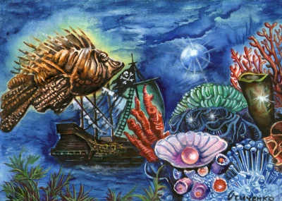 Fantasy of the underwater world