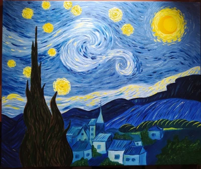 Звёздная ночь Ван Гога