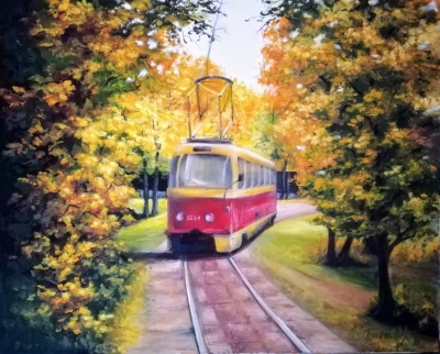 Autumn Tram