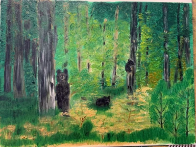 Ведмеді в лісу