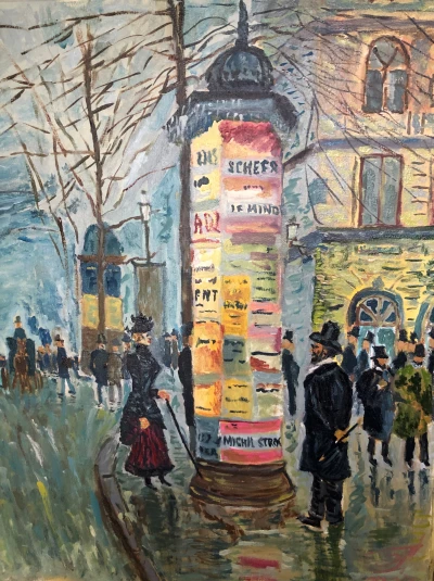 Parisian streets. Variations on a Theme by Jean Beraud