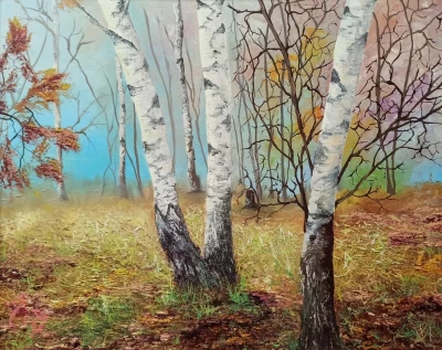  Autumn birches