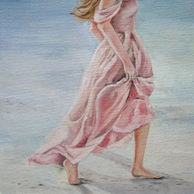 Girl on the beach 