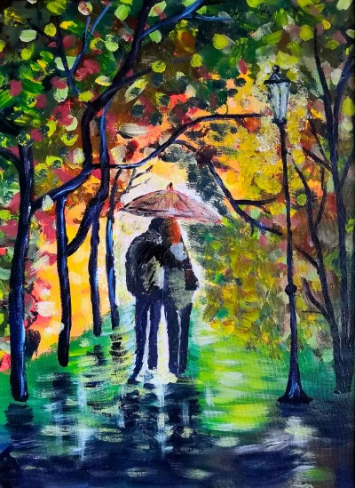  Couple in the rain 2