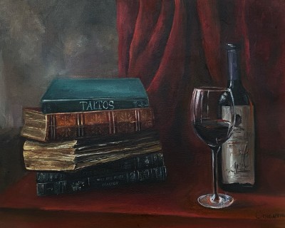 Still life with books 