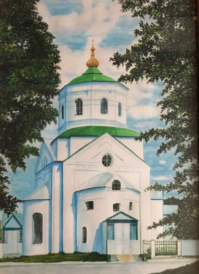 Chernihiv region. town of Korop. Ascension Church