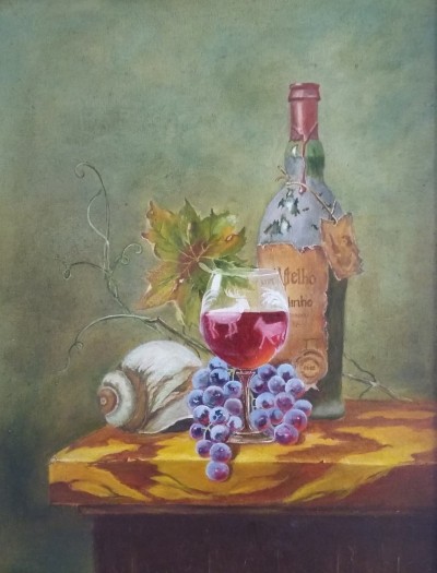 Натюрморт з вином