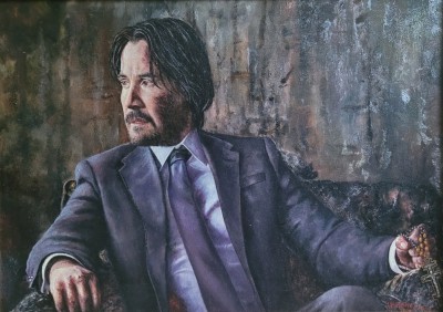  Portrait of John Wick (Keanu Reeves)