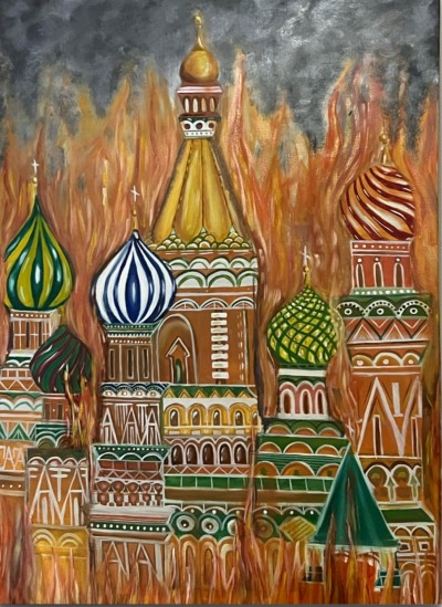Moscow is burning