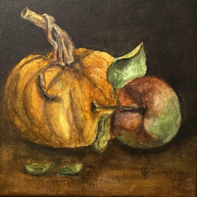 Pumpkin and apple