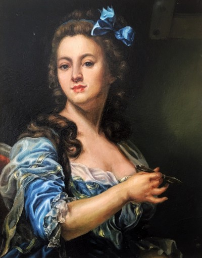 Копия автопортрета Мари-Габриэль Капе (1783)